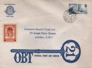 1967 'Sir Francis Chichester' FDC - Outward Bound Trust, House of Commons cds
