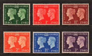 sg479-484 Centenary of First Postage Stamps - U/M