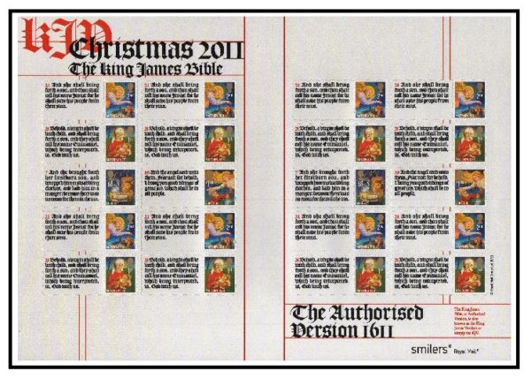 2011 King James Bible Smiler sheet LS79