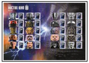2013 Doctor Who Smiler sheet LS85