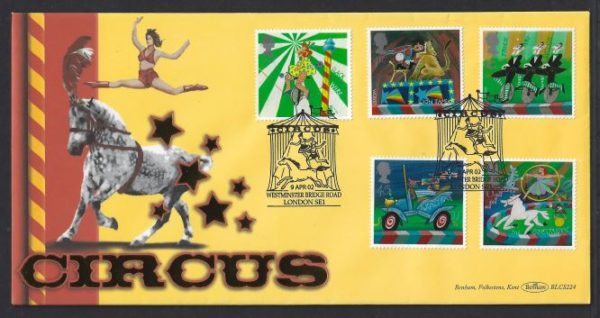 2002 Circus Benham FDC