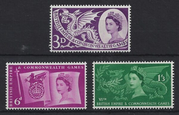 QEII 1958 Commonwealth Games - unmounted mint