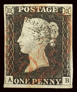 QV 1840 1d black (A-B) Plate 3