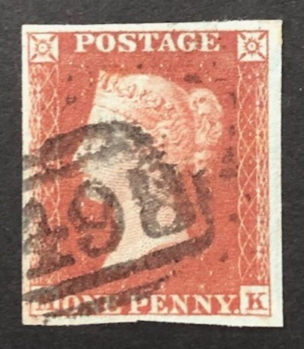 QV B2(1) sg8 1d red-brown (M-K) Plate 154
