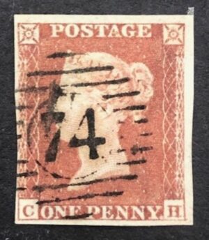 QV B2(1) sg8a 1d red-brown (C-H) Plate 163