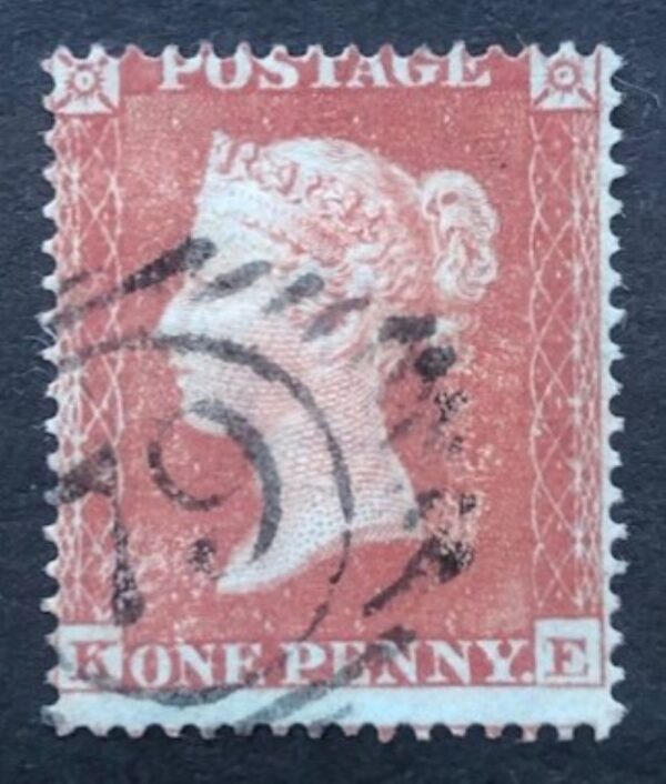 QV C1(1) sg17 1d red-brown (K-E) Plate 164