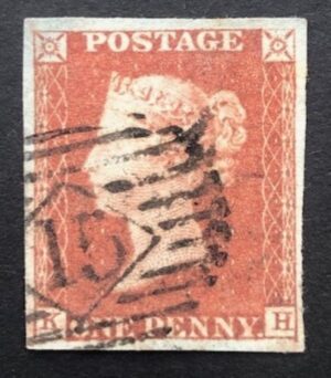 QV sg8 (BS65) 1d red (K-H) Plate 76