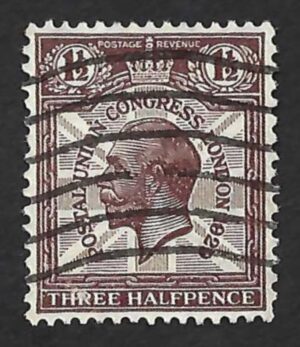 KGV sg436c 1½d 1829 for 1929 variety - fine used