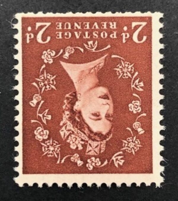 QEII sg518wi 2d red-brown - unmounted mint