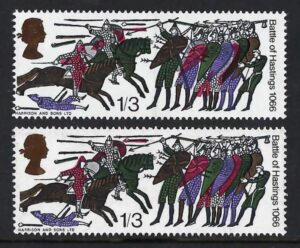QEII sg712 Battle of Hastings with rosine colour shift - unmounted mint