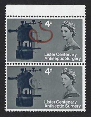 QEII 1965 sg667a 4d (brown tube omitted) with certificate