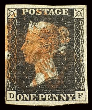 QV 1840 1d black (D-F) Plate 7