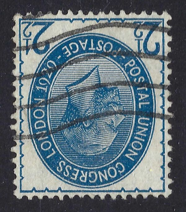 KGV sg437wi 2½d blue (wmk inverted) fine used