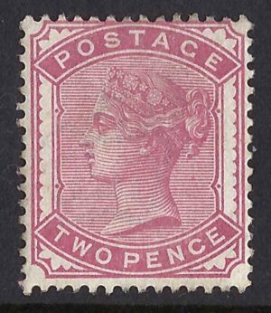 QV sg168 2d pale rose – mounted mint