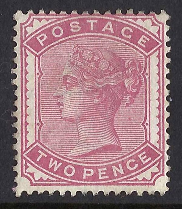 QV sg168 2d pale rose – mounted mint