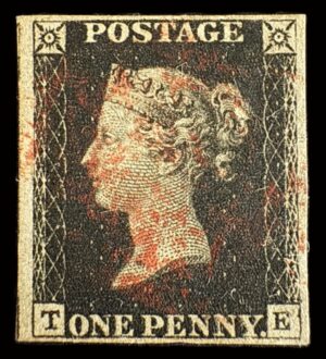 QV 1840 1d black (T-E) Plate 6