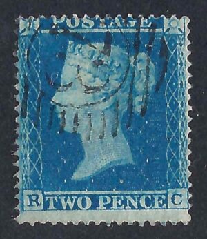 QV sg27 2d blue (R-C) Plate 5