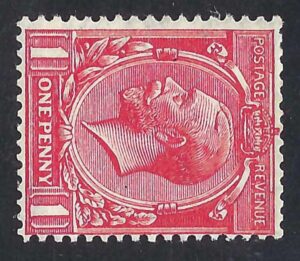 KGV sg419a 1d scarlet (wmk sideways) mounted mint