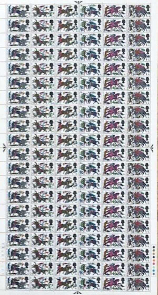 QEII 1966 Battle of Hastings 4d complete sheet - unmounted mint