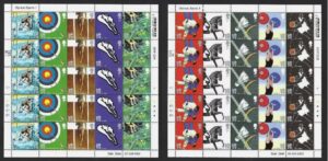 2009 Olympic & Paralympic Games - 2 complete sheets - unmounted mint