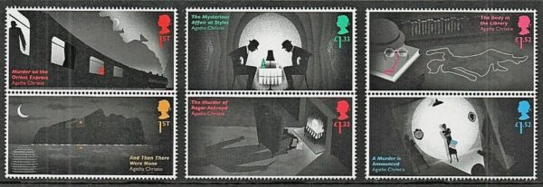 2016 Agatha Christie - unmounted mint