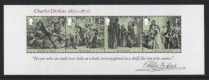 2012 Charles Dickens characters MS3336 - unmounted mint