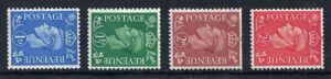 KGVI sg504a-507a - unmounted mint