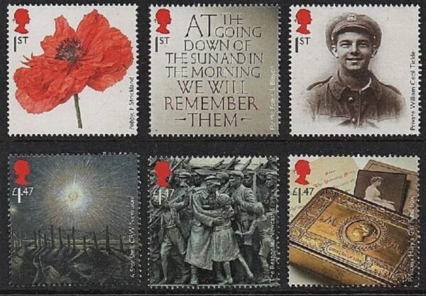 2014 Centenary of the First World War – unmounted mint