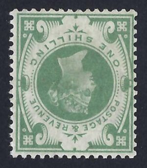 QV sg211wi 1s dull green (wmk inverted) - unmounted mint