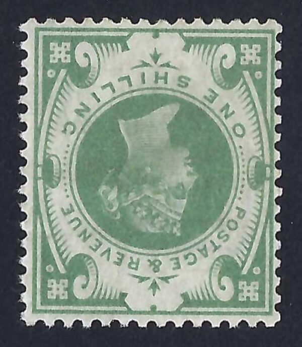 QV sg211wi 1s dull green (wmk inverted) - unmounted mint