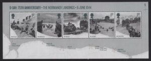 2019 D-Day Anniversary MS4236 – unmounted mint