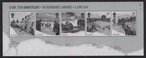 2019 D-Day Anniversary MS4236 – unmounted mint