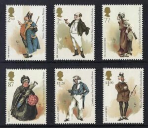 2012 Charles Dickens characters - unmounted mint