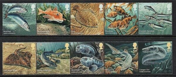 2014 Sustainable Fish – unmounted mint