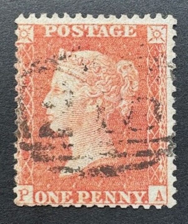 QV sg38 1d pale red Spec C9(3) Plate 45 – fine used with certificate