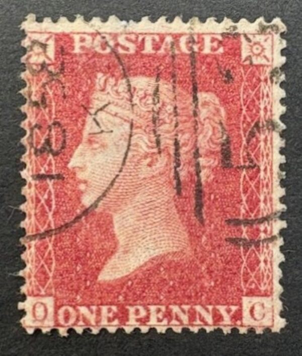 QV sg36 1d rose-red Spec C11 Plate 49 – fine used with certificate