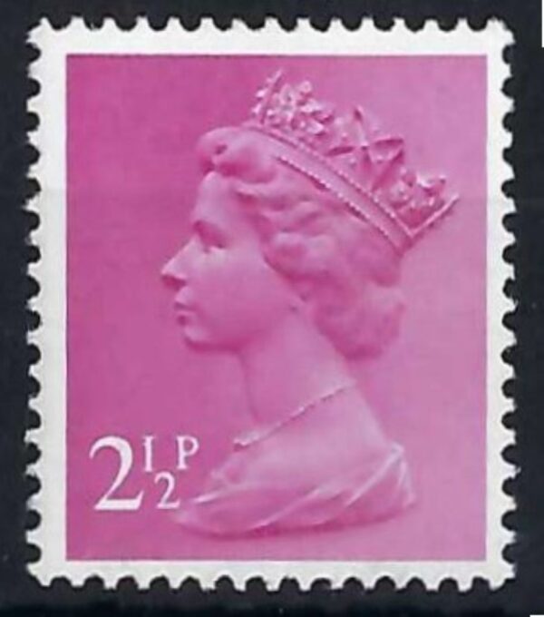 QEII SG X851y 2½p magenta (Phosphor omitted) - unmounted mint