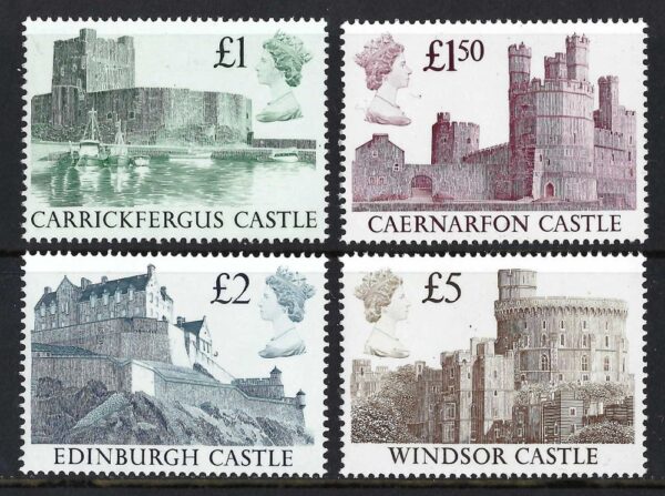 QEII 1988 SG 1410-1413 Castles - unmounted mint