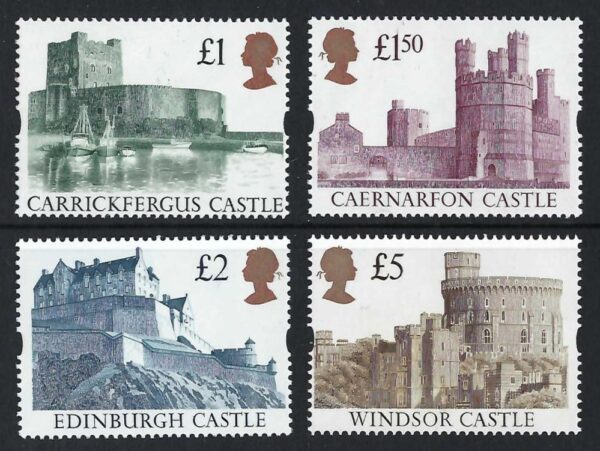 QEII 1992 SG 1611-1614 Castles - unmounted mint