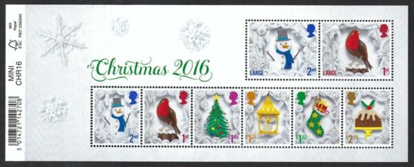 QEII 2016 Christmas MS3911 - unmounted mint