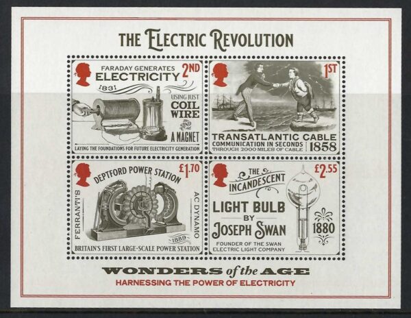 QEII 2021 The Electric Revolution MS4561 - unmounted mint