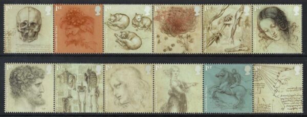 QEII 2019 Leonardo da Vinci - unmounted mint