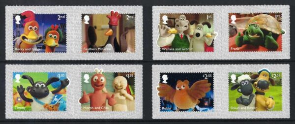 QEII 2022 Aardman Classics - unmounted mint