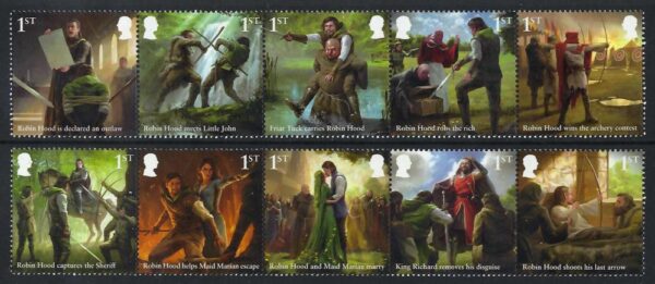 QEII 2023 Robin Hood – unmounted mint