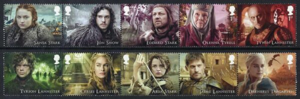 QEII 2018 Game of Thrones - unmounted mint