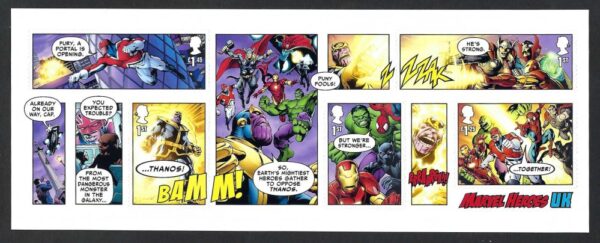 QEII 2019 Marvel Heroes MS4192 – unmounted mint