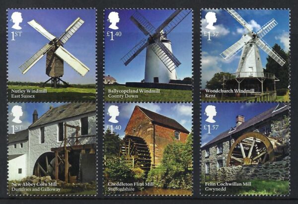 QEII 2017 Windmills and Watermills - unmounted mint