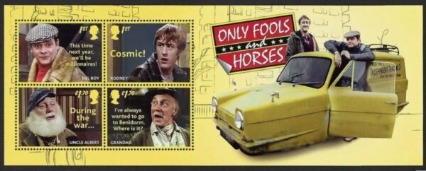 QEII 2021 Only Fools and Horses MS4485 - unmounted mint