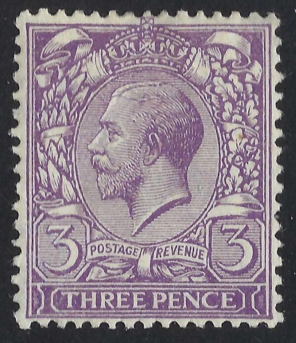 KGV SG 374/77 Spec N22(2) 3d Dull reddish violet – mounted mint