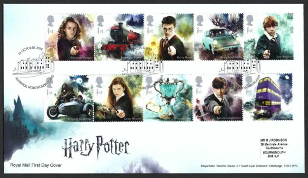 2018 Harry Potter First Day Cover